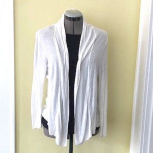 Dana Buchman delicate white cardigan